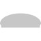 Ekena Millwork Elliptical Sunburst Architectural Grade PVC Combination Pediment, 58"W x 21-3/8"H x 2-3/4"P PEDPC058X215ELL01 - alternate 3